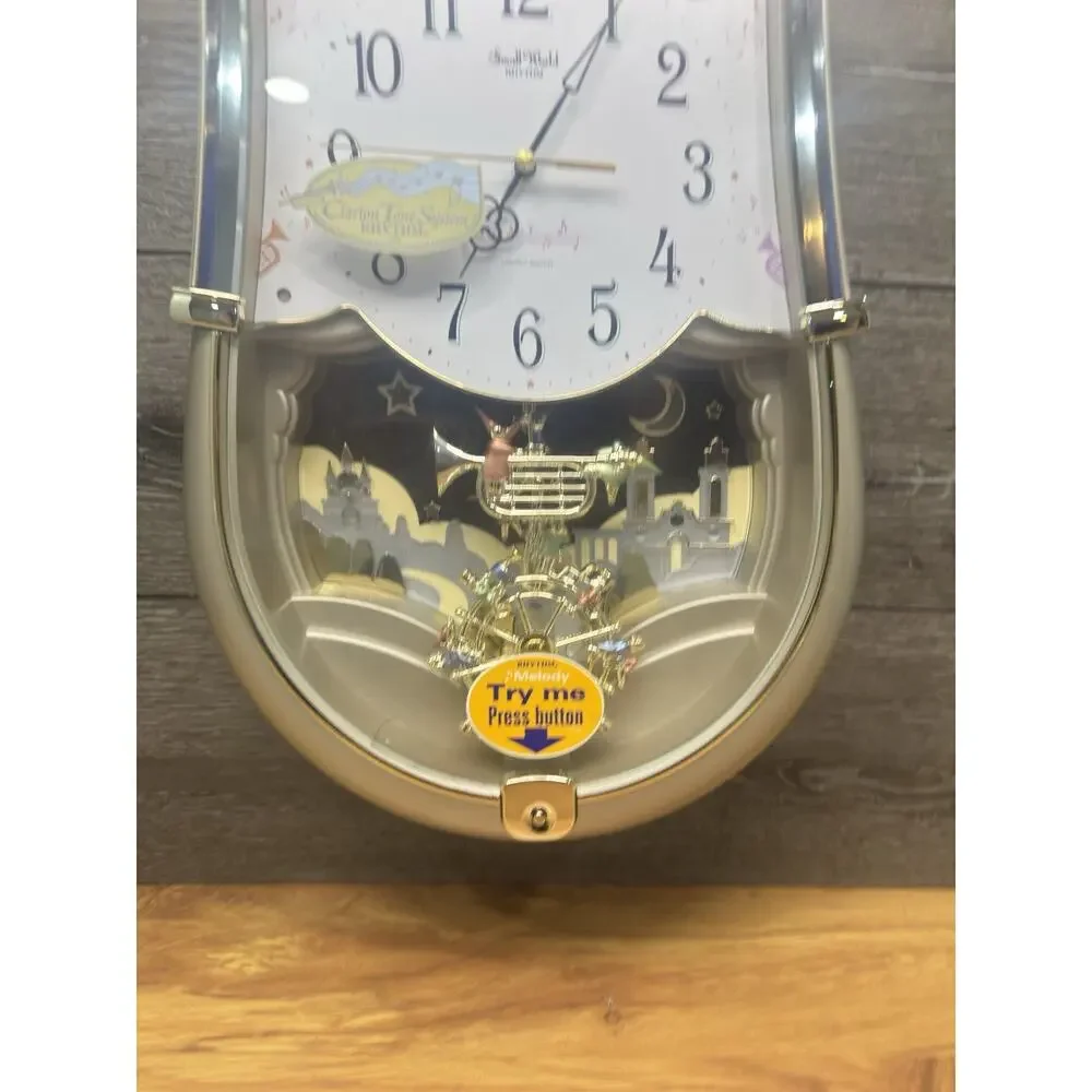 Small World Rhythm Clock - Carnival - Plays Melodies Lights & Sound Working